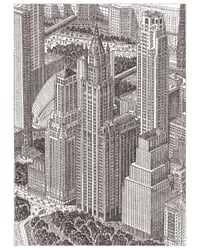 Image 1 of PRE ORDER New York, 10 Year Anniversary, Lower Manhattan Limited Edition of 200 Signed Print