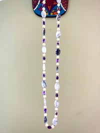 Mother of Pearl, Amethyst & Cloudy Quartz