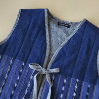 Image 2 of Indigo & Ikat Gigi Vest (L)