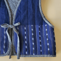 Image 3 of Indigo & Ikat Gigi Vest (L)