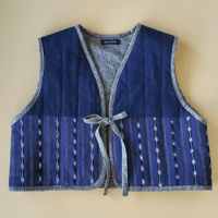 Image 1 of Indigo & Ikat Gigi Vest (L)