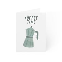 Image 1 of GREETING CARD - COFFEE TIME