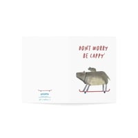 Image 3 of GREETING CARD - DONT WORRY BE CAPPY