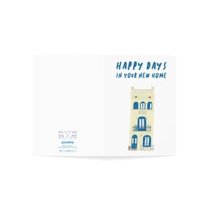 Image of GREETING CARD - HAPPY DAYS IN YOUR NEW HOME