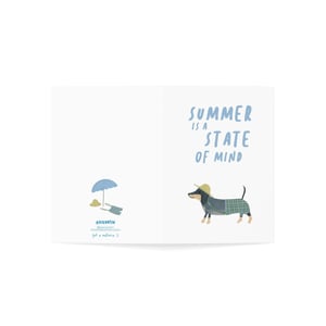 Image of GREETING CARD - SUMMER IS A STATE OF MIND