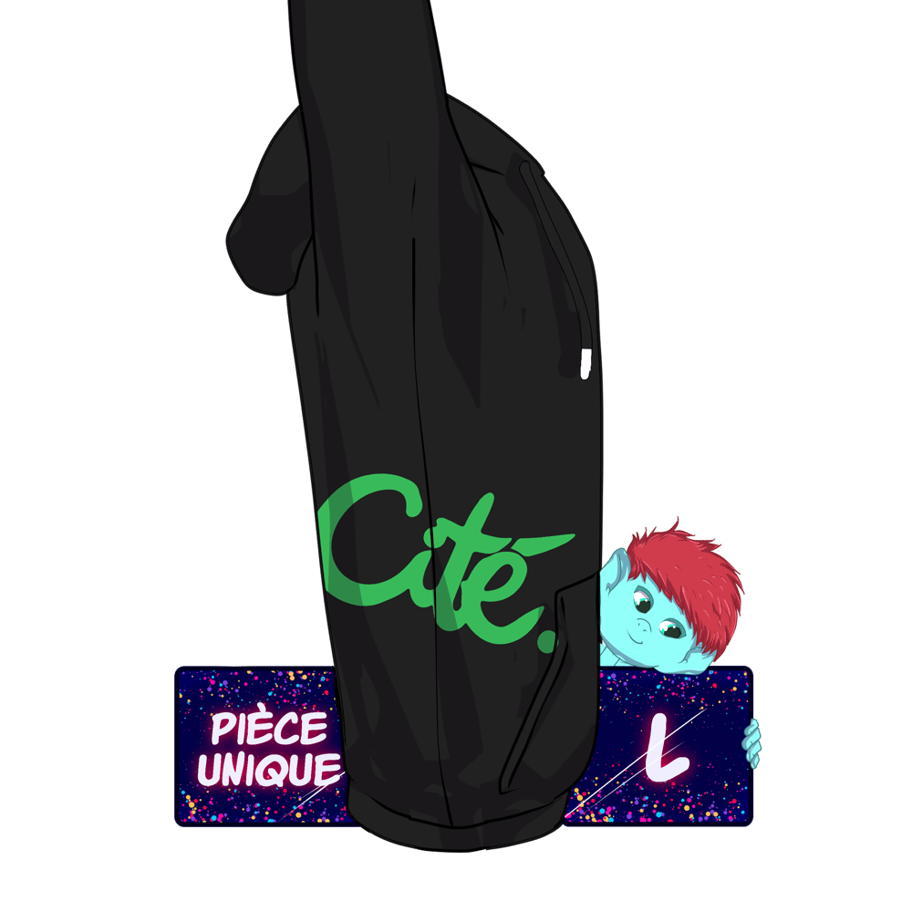 [1/1] Hoodie CITÉ. (Vert/L )