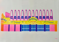 Image 1 of A3 Amusements Risograph Art Print