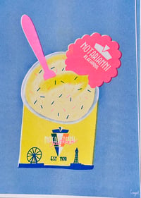 Image 1 of A4 Notarianni Ice Cream Risograph Art Print
