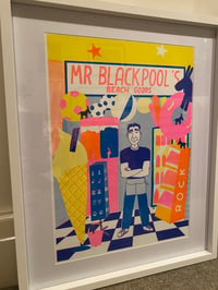 Image 4 of A3 Mr Blackpool Risograph Art Print