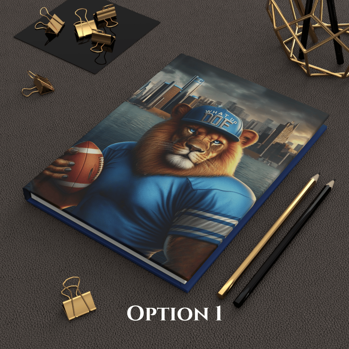 Image of Detroit Lions Inspired Journals-5 Options to Choose From 