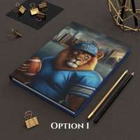 Image 2 of Detroit Lions Inspired Journals-5 Options to Choose From 