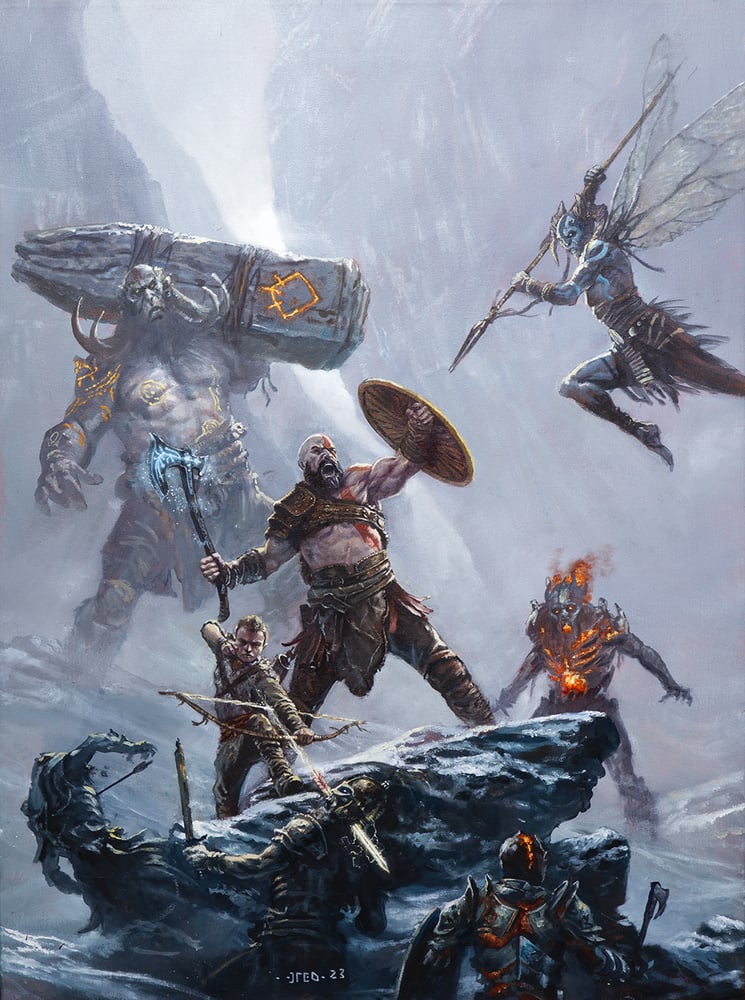 Image of Print God of War