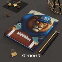 Image 1 of Detroit Lions Inspired Journals-5 Options to Choose From 