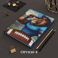 Image 4 of Detroit Lions Inspired Journals-5 Options to Choose From 