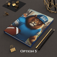 Image 5 of Detroit Lions Inspired Journals-5 Options to Choose From 