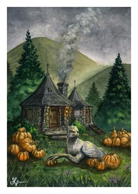 Print Hagrid Hut con Buckbeak