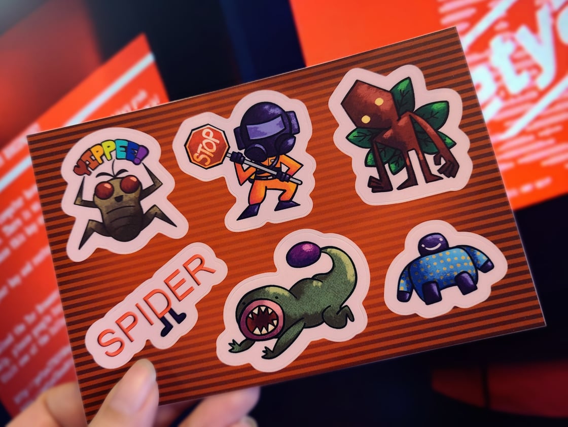 Image of Lethal Company Sticker Sheet