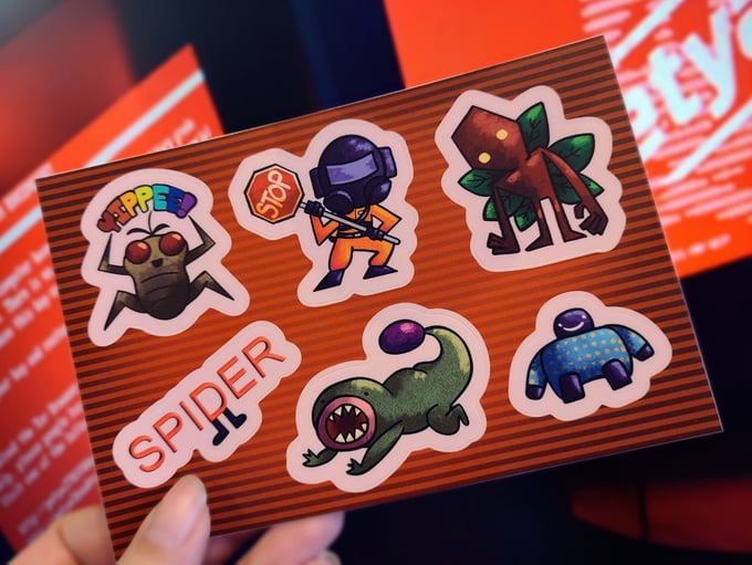 Image of Lethal Company Sticker Sheet