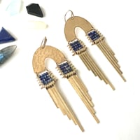 Image 2 of Arcus Earrings with Blue Lapis