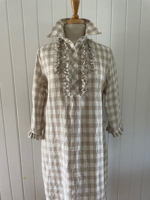 Image of The Natural Check Tunic Dress