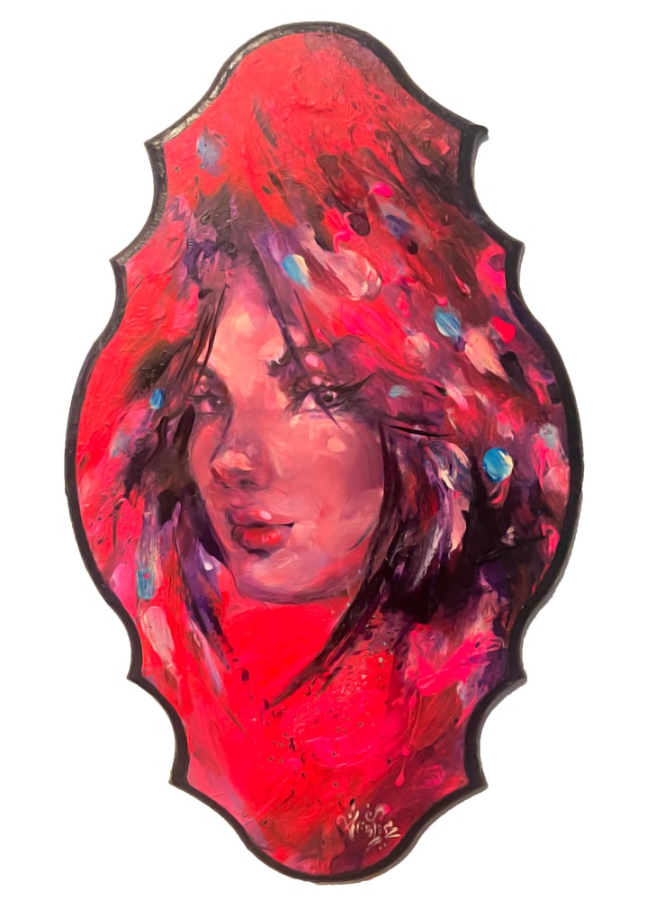 Image of "Ruby Red" Original Painting