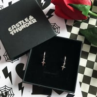 Image 1 of MEG - Star Huggie Hoops