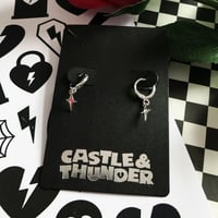 Image 3 of MEG - Star Huggie Hoops