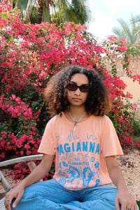 Salmon Pink Ragianna Tee (M)