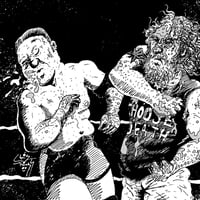 Image 1 of Samoa Joe vs Necro Butcher (Way of the Blade Art Print)