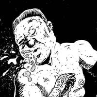 Image 2 of Samoa Joe vs Necro Butcher (Way of the Blade Art Print)
