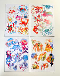 Image 3 of Ocean Critters Print Set