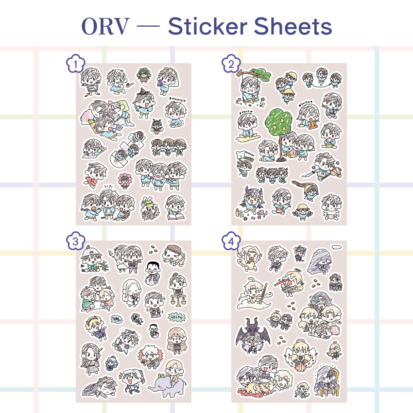 ORV Sticker Sheets cleiris