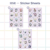 HSR - Sticker Sheets