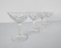 Image 5 of Set of 4 Faceted Aperitif Glasses