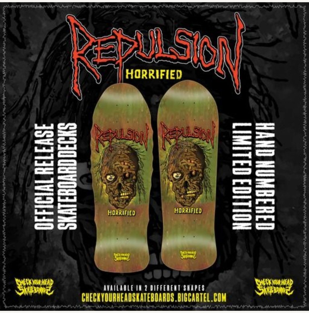 REPULSION HORRIFIED SKATEBOARDS | CHECK YOUR HEAD SKATEBOARDS