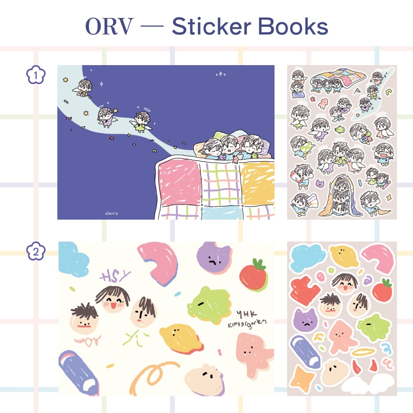 ORV Sticker Books cleiris