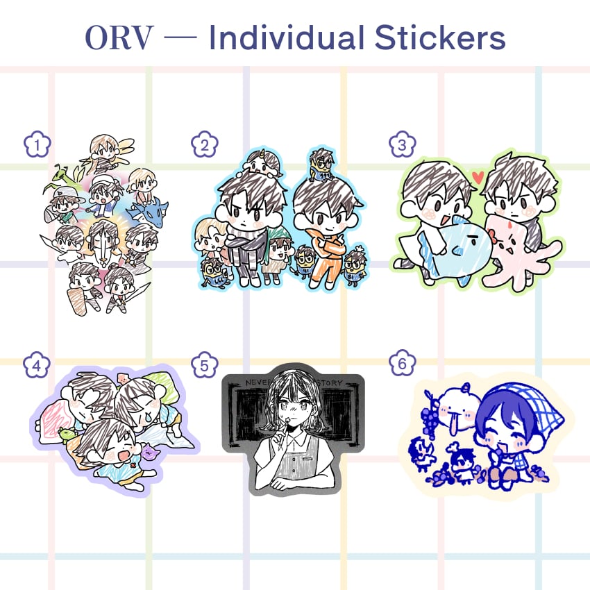 ORV Individual Stickers cleiris