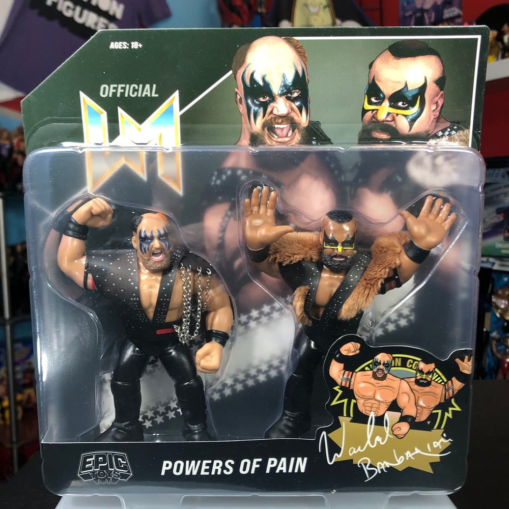 **sold Out* Powers Of Pain Warlord & Barbarian Wrestling Megastars By 