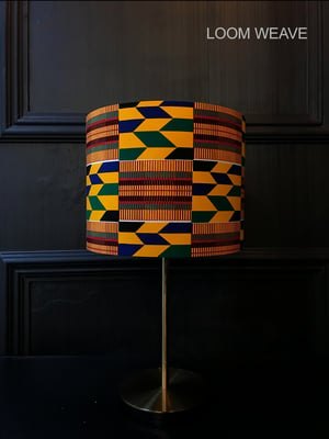 Image of African Print Lampshade - CS3 - 25x20cm