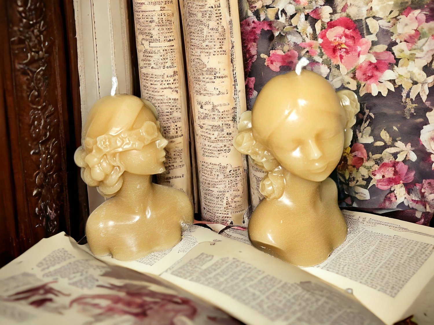 Image of Romantic, Feminine, Beeswax, Silhouette, Girly Candles