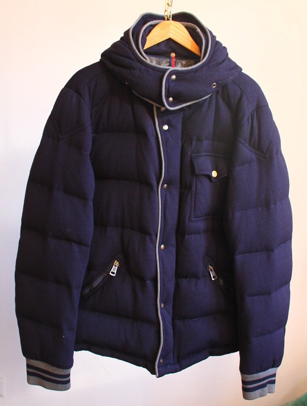 Image of Authentic Moncler BRESLE Real Down Jacket with CERTILOGO CODE