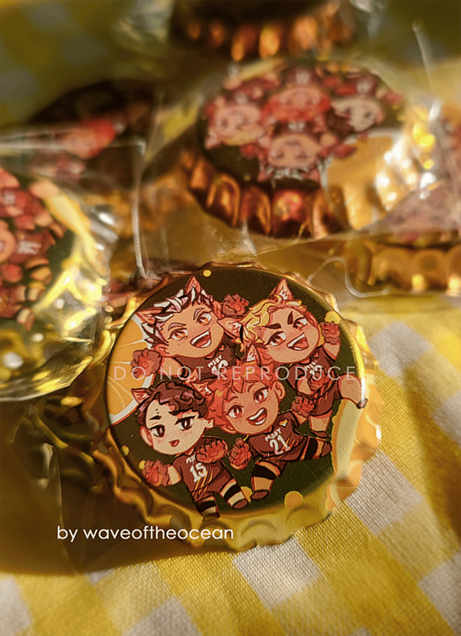HQ!! MSBY Bottle Cap Pins