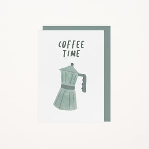 Image of GREETING CARD - COFFEE TIME