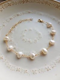 Image 3 of Freshwater Nugget Pearl Bracelet | Zemfira