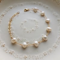 Image 1 of Freshwater Nugget Pearl Bracelet | Zemfira