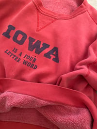 Image 5 of 50s FADED RED SINGLE-V IOWA SWEATSHIRT