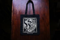 Image 3 of "Vegan" tote bag small black