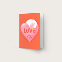 Image 1 of Valentine gift card love you