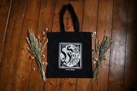 Image 1 of "Vegan" tote bag very large black