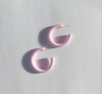 Image 1 of Large Pink Milk Hoops